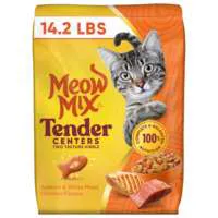 Meow Mix Tender Centers Salmon & White Meat Chicken Dry Cat Food