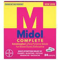 Midol Complete Menstrual Multi Symptom Maximum Strength Caplets