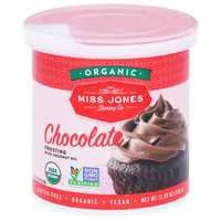 Miss Jones Baking Co. Organic Gluten Free Chocolate Frosting w/Coconut Oil