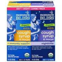 Mommy's Bliss Organic Kids Day + Night Cough Syrup Combo Pack 1-12 yrs