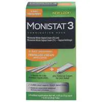 Monistat 3 Combination Pack 3-Day Treatment Antifungal Cream