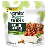 MorningStar Farms Meal Starters Vegan Veggie Grillers Crumbles Frozen