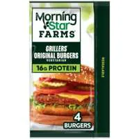 MorningStar Farms Plant-Based Original Grillers Veggie Burgers - 4 ct