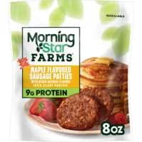 MorningStar Farms Veggie Maple Flavored Sausage Patties - 6 ct Frozen