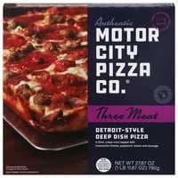 Motor City Pizza Co. Detroit Style Deep Dish Three Meat Pizza Frozen