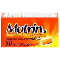 Motrin IB Ibuprofen 200 mg Pain Relief Caplets
