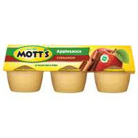 Mott's Cinnamon Applesauce Cups - 6 ct