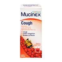 Mucinex Children's Cough Suppressant Expectorant Cherry Flavor Liquid