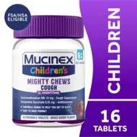 Mucinex Children's Mighty Chews Nighttime Cough Mix Berry Chewable Tablets