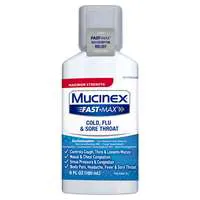 Mucinex Fast-Max Cold Flu & Sore Throat Maximum Strength Liquid