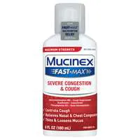 Mucinex Fast-Max Severe Congestion & Cough Maximum Strength Liquid