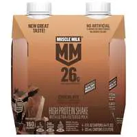 Muscle Milk Chocolate 26g High Protein Shakes - 4 pk