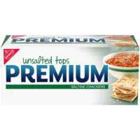Nabisco Premium Unsalted Tops Saltine Crackers