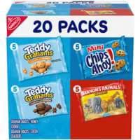 Nabisco Variety Packs (Animal Crackers/Chips Ahoy!/Teddy Grahams) - 20 ct