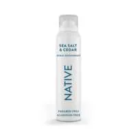 Native Aluminum Free Sea Salt & Cedar Deodorant & Body Spray