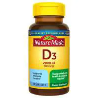 Nature Made 2000IU Vitamin D3 Softgels