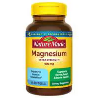 Nature Made Extra Strength 400mg Magnesium Softgels