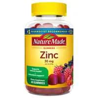 Nature Made Mixed Berry Extra Strength 30mg Zinc Gummies