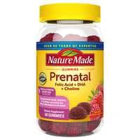 Nature Made Mixed Berry Flavor 58mg Prenatal DHA Gummies