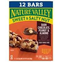 Nature Valley Sweet & Salty Dark Choc Peanut Almond Granola Bars - 12 ct