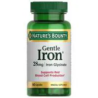 Nature's Bounty 28mg Gentle Iron Capsules