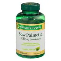 Nature's Bounty 450mg Saw Palmetto Whole Herb Capsules