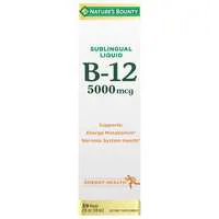 Nature's Bounty 5000mcg B12 Sublingual Liquid