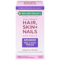 Nature's Bounty Extra Strength Hair Skin & Nails Liquid Softgels