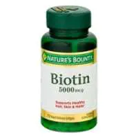 Nature's Bounty Super Potency 5000mcg Biotin Liquid Softgels