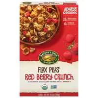 Nature's Path Organic Flax Plus Red Berry Crunch Fiber Whole Grain Cereal