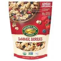 Nature's Path Organic Gluten Free Summer Berries Crunchy Granola