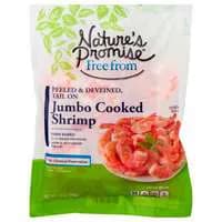 Nature's Promise Cooked Tail-On Peeled Jumbo Shrimp 21-25 ct per lb Frozen