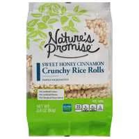 Nature's Promise Crunchy Rice Rolls Sweet Honey Cinnamon