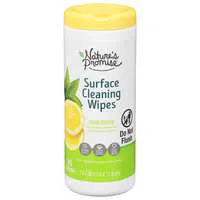 Nature's Promise Lemon Scented Surface Cleaning Wipes