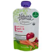 Nature's Promise Organic 2 Baby Food Apple & Carrot