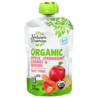 Nature's Promise Organic 2 Baby Food Apple Strawberry Carrot & Quinoa