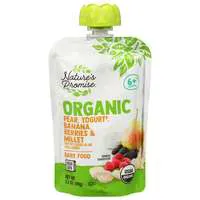Nature's Promise Organic 2 Baby Food Pear Yogurt Banana Berries & Millet