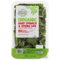 Nature's Promise Organic Baby Spinach & Spring Mix