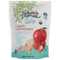 Nature's Promise Organic Baby Stage 3 Apple Strawberry Whole Grain PuƯs