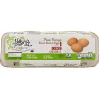 Nature's Promise Organic Free Range Vegetarian Fed Large Brown Eggs