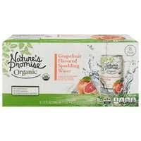 Nature's Promise Organic Grapefruit Sparkling Water - 8 pk