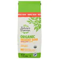 Nature's Promise Organic Medium Roast Breakfast Blend Whole Bean CoƯee