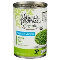 Nature's Promise Organic No Salt Added Sweet Peas