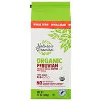 Nature's Promise Organic Peruvian Light Roast Whole Bean CoƯee