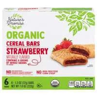 Nature's Promise Organic Strawberry Cereal Bars - 6 ct