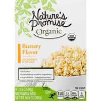 Nature's Promise Organics Microwave Popcorn Butter Flavor - 3 ct