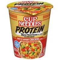 Nissin Cup Noodles 16g Protein Rich & Savory Chicken Ramen Soup