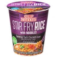 Nissin Cup Noodles Stir Fry General Tso's Chicken Rice in Sauce