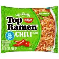Nissin Top Ramen Vegetarian Chili Noodle Soup