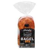 O'Doughs Thins Gluten Free Vegan Everything Bagels - 6 ct